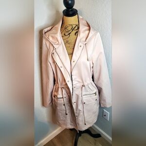 Just Jean's Women's Light Pink Hooded Jacket